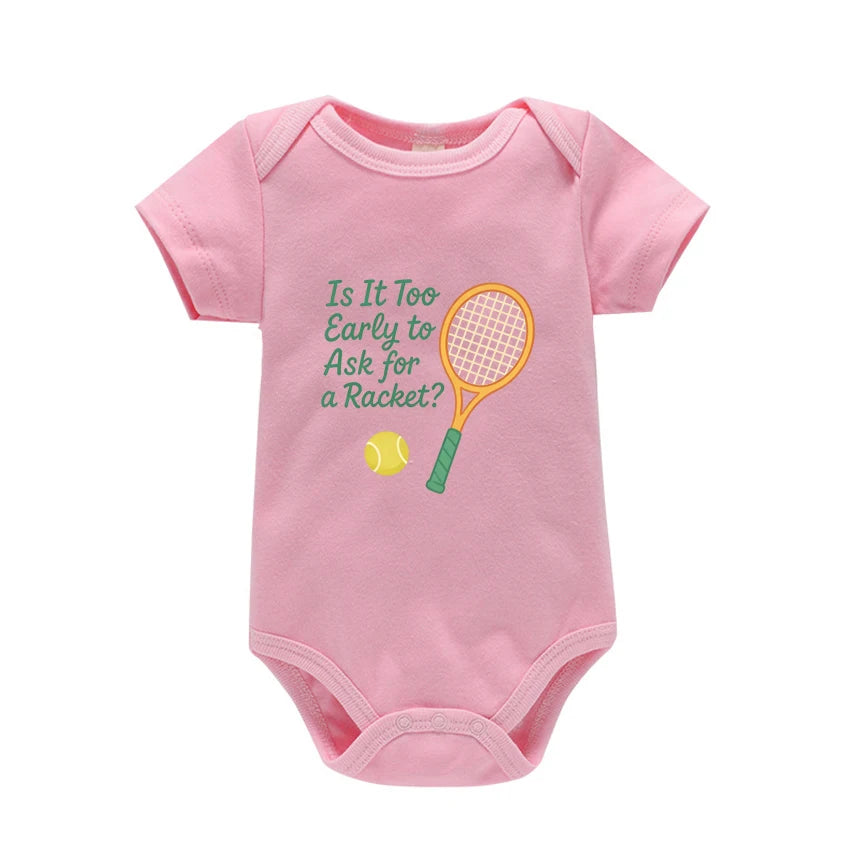 Newborn Baby Summer Rompers Infant Bodysuits Short Sleeve Jumpsuit Born To Ride Horses for babies Baby Boy Girl Clothes