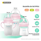 150/240/330ML Baby PP Bottle Newborn Baby Bottle with Handle Milk BottleFeeding Baby Bottles Newborn Feeding Supplies