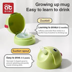 AIBEDILA Baby Drinking Cup Baby Glass Cups Kids Cup With Straw Water Bottles for Kids Children's Water Bottle Items Mother Solid