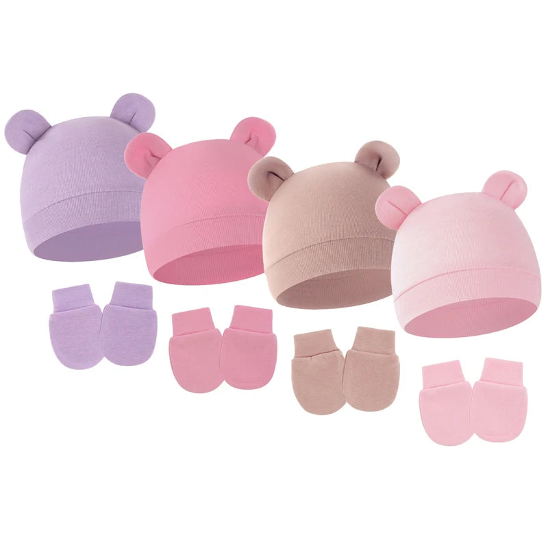 Coffret Bébé – Bonnet & Gants Naissance