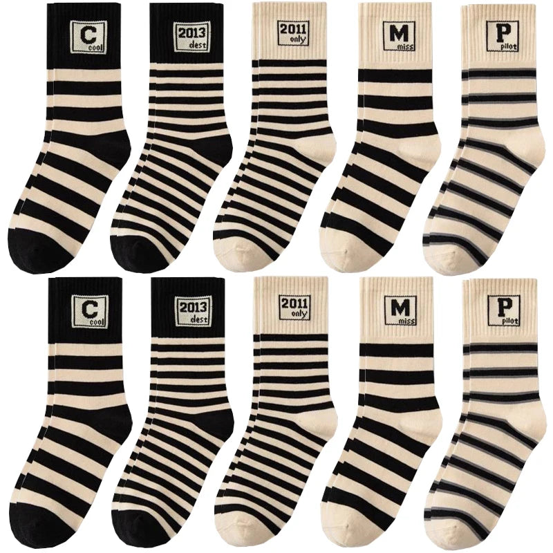 10 Pairs Boys Cartoon Duck Socks Children Baby Toddler Sport Socks School Student Spring Autumn Soft Kids Fashion Mid Tube Socks