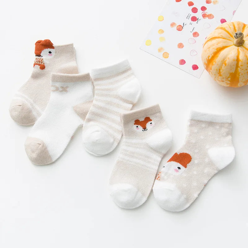 Chaussettes Bébé – Maille Coton 5 paires
