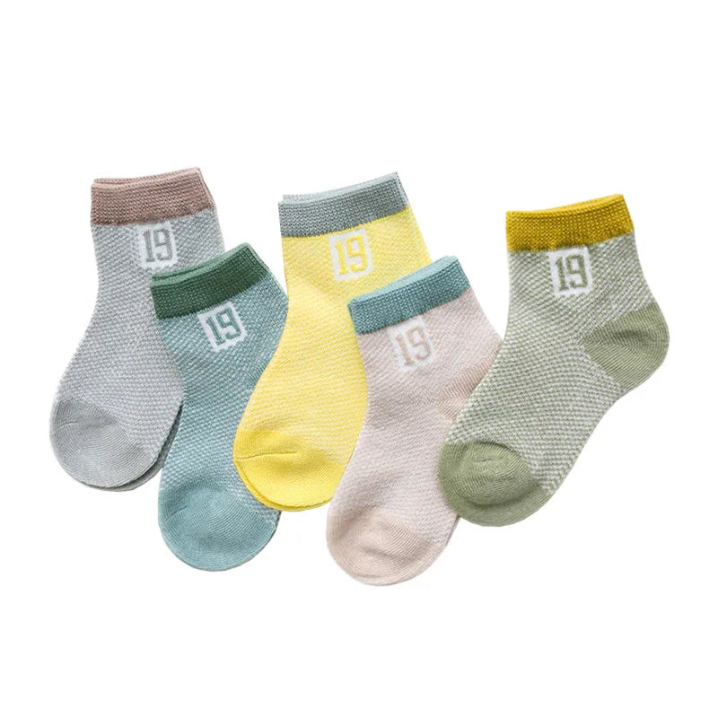 Chaussettes Bébé – Maille Coton 5 paires