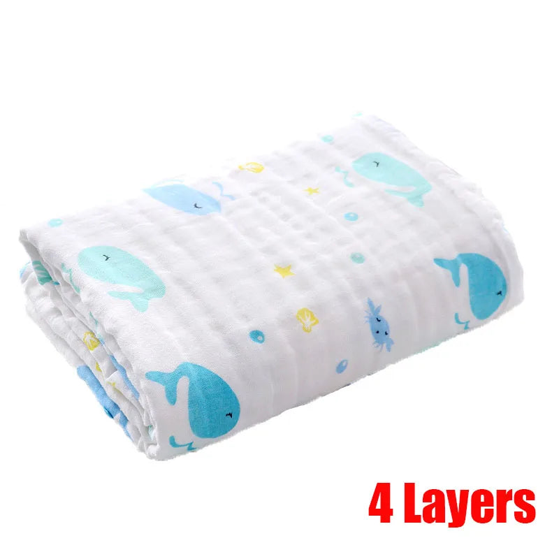 Serviette Bébé – Gaze Coton 6 Couches