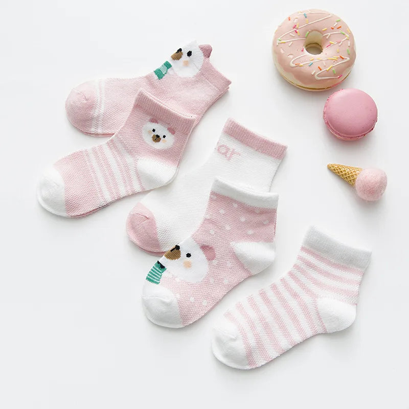 Chaussettes Bébé – Maille Coton 5 paires