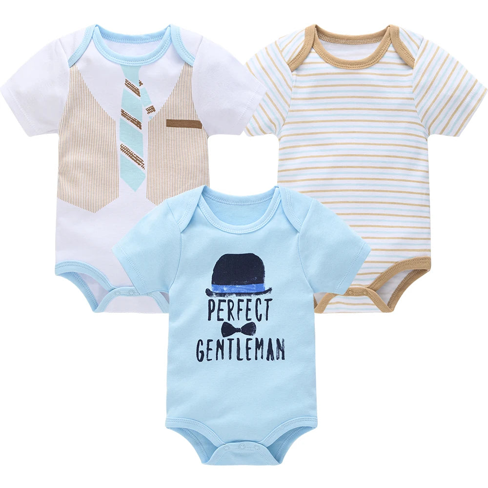 Tenue Bébé Garçon – Body + Pantalon Été