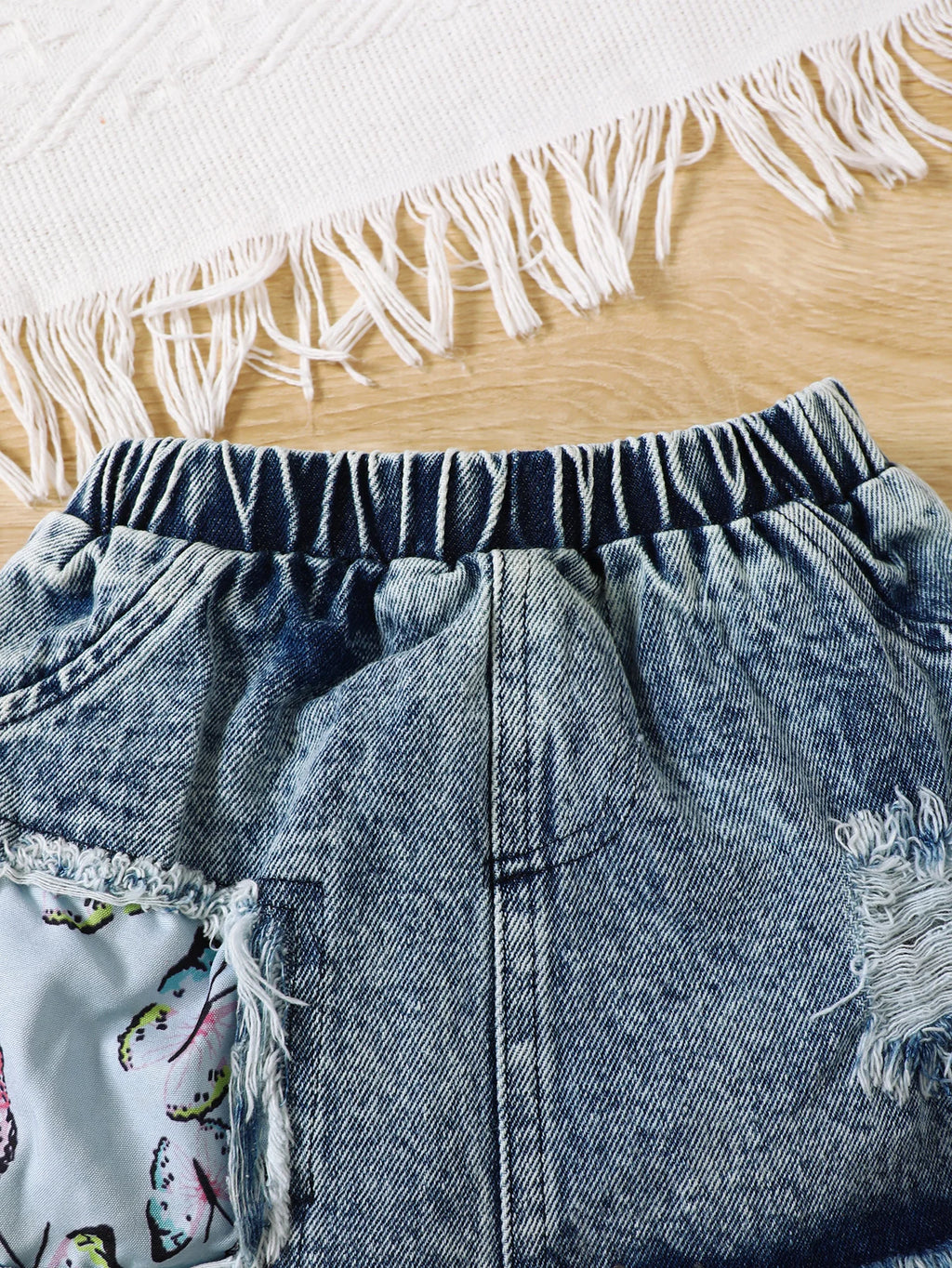 Ensemble Bébé Fille 2 Pièces – Body "Mom's Girl" & Jupe en Jean