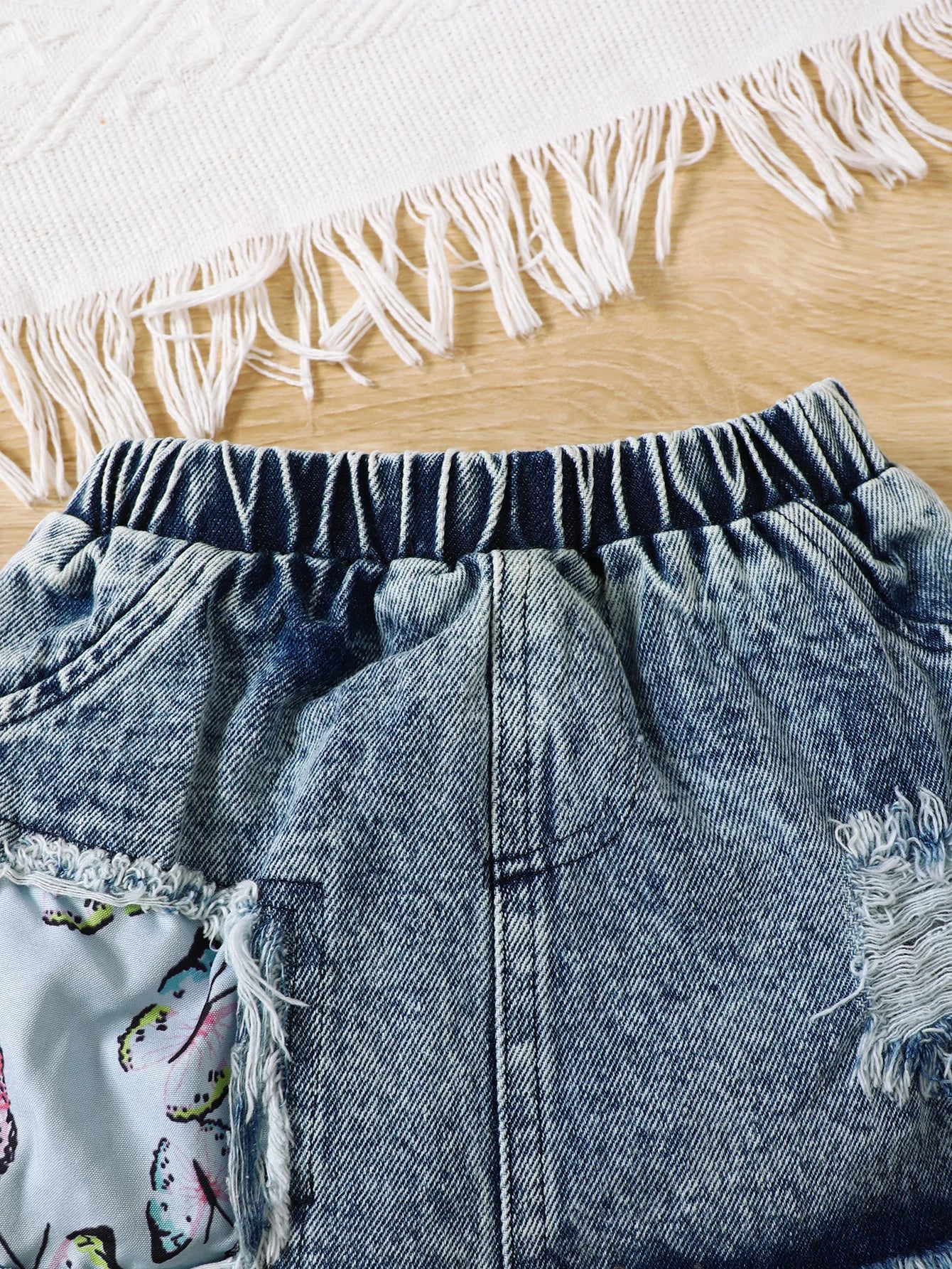 Ensemble Bébé Fille 2 Pièces – Body "Mom's Girl" & Jupe en Jean