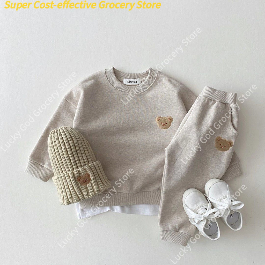 Ensemble Bébé Velours – Capuche & Pantalon