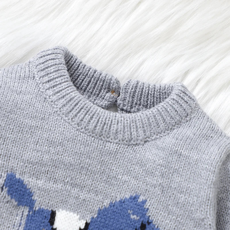 Ensemble Tricot Bébé – Hiver, 0-9 mois, Manche Longue
