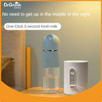 Dr.Green  4S Thermostatic Newborn Baby Bottle Wide Mouth Glass 150mL/240mL Sealed isolation Fast milk filling RemovableWashable