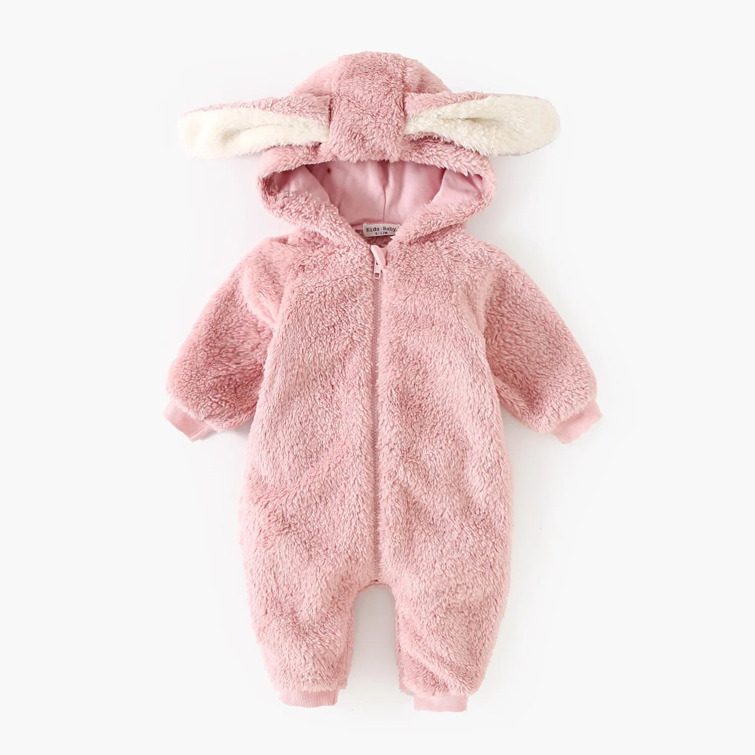 Combinaison bébé hiver chaude en polaire avec zip