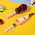 4 In 1 Set Baby Bottle Brush Multi-Fuction Cleaner Silicone Straw Pacifier Milk Bottle Cup 360 Degree Penguin Silicone Brush