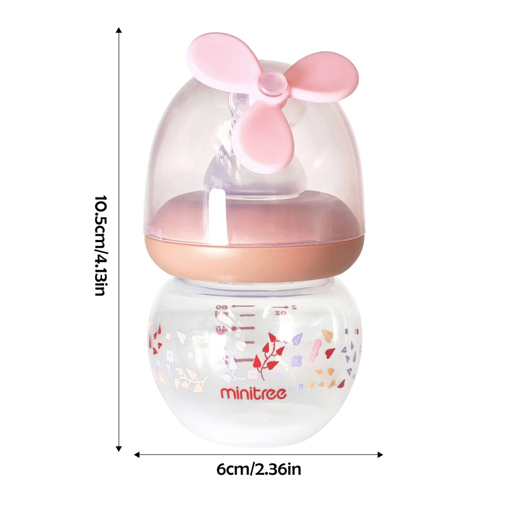 Cute 60ml Small - capacity Mini Bottle for Infant Juice, 60ml bottle, safe PP material, BPA free, gifts for kids, holiday gifts