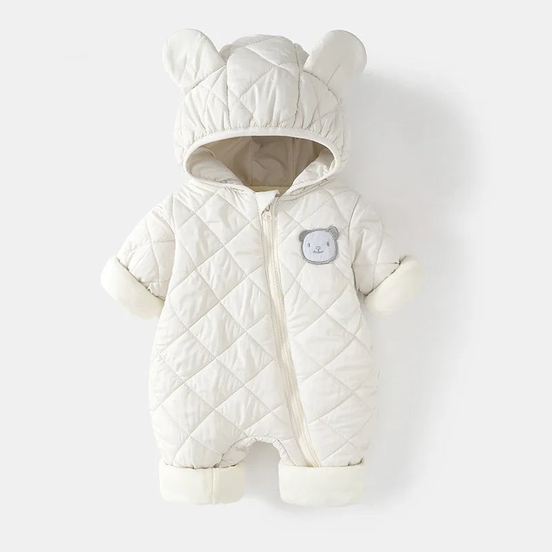 Combinaison Hiver Bébé – Capuche Ours