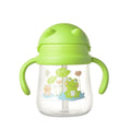 Anti-Colic Baby Water Cup Cartoon Baby Training Straw Cup with Double Handles Anti-Choking Training Cup for Boys and Girls