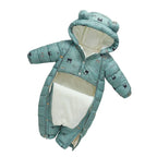 Snowsuit Bébé – Capuche & Velours