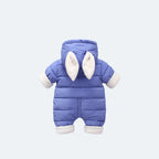 Snowsuit Bébé – Velours Capuche Lapin