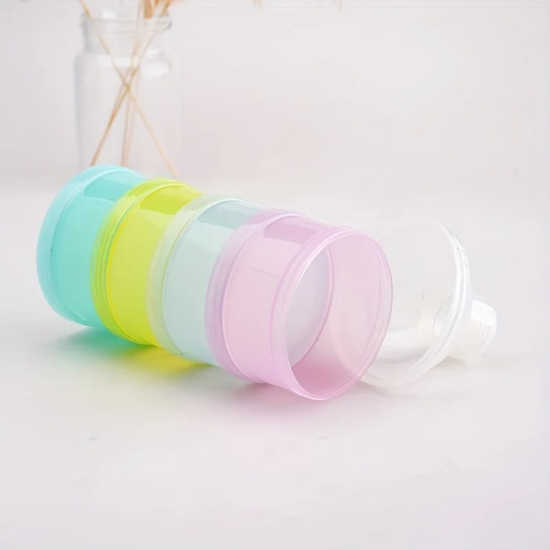 Portable Baby Formula Milk Powder Box Small Size Food Storage Container Sealed Baby Food Organizer for Outings And Solid Foods