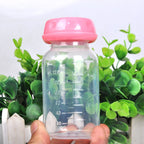 125ml infant PP fresh feeding bottle, standard mouth breast milk bottle, refrigerated storage bottle, drop-proof and leak-proof