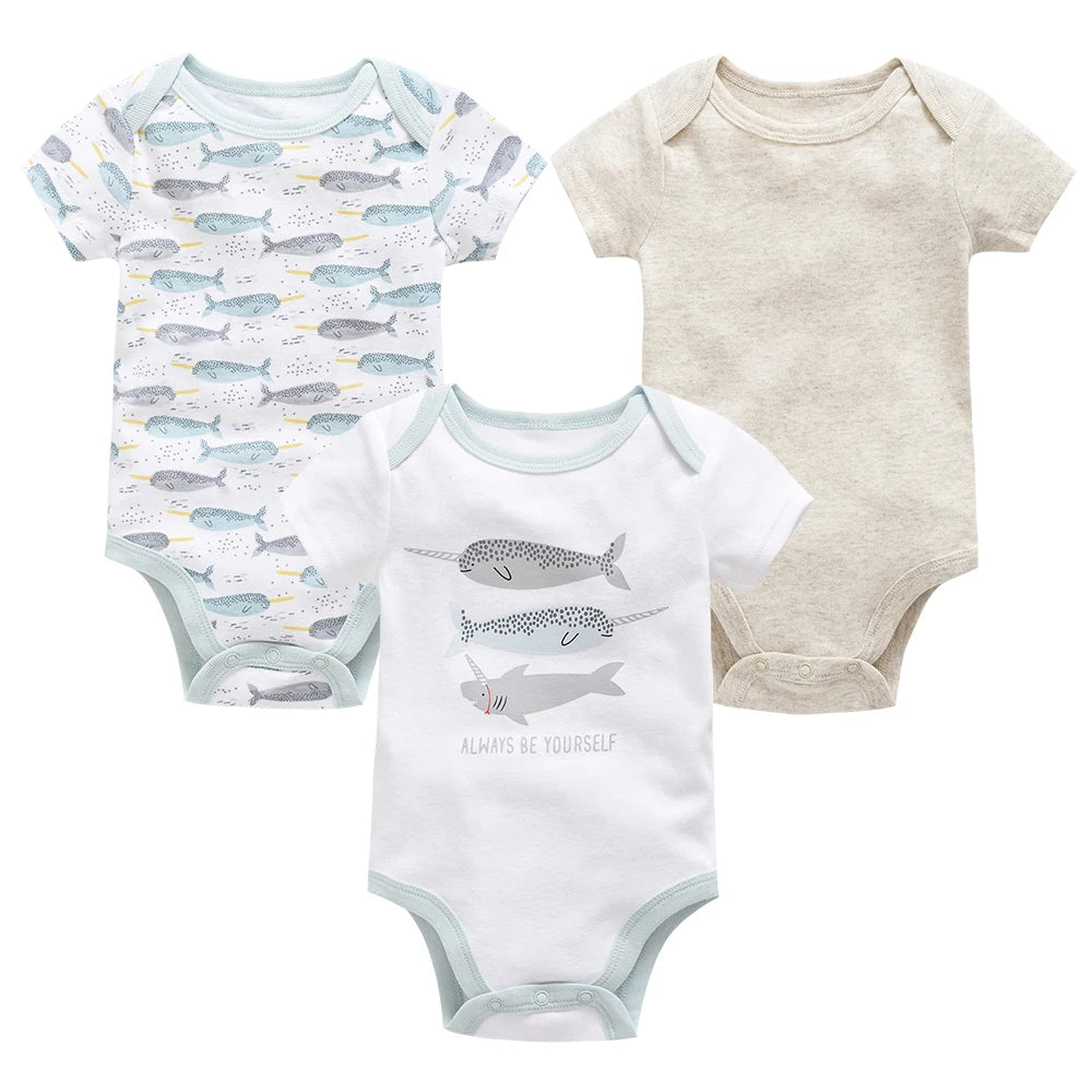 Tenue Bébé Garçon – Body + Pantalon Été
