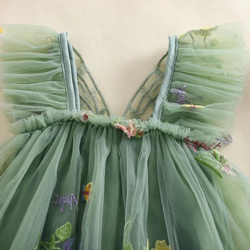 Déguisement Fée Bébé Fille – Robe Tutu avec Ailes de Papillon