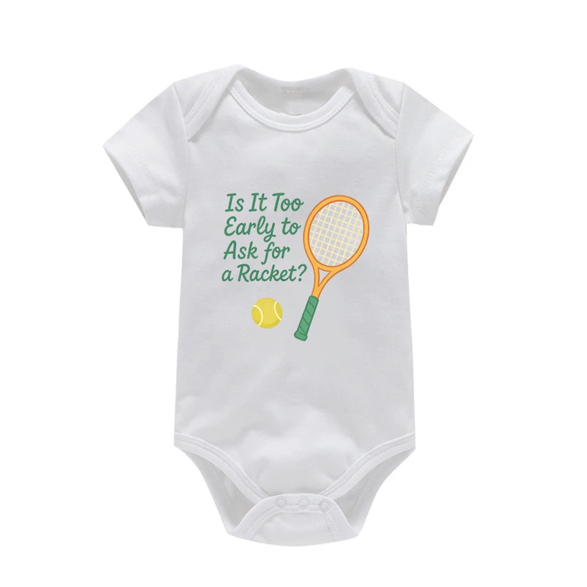 Newborn Baby Summer Rompers Infant Bodysuits Short Sleeve Jumpsuit Born To Ride Horses for babies Baby Boy Girl Clothes