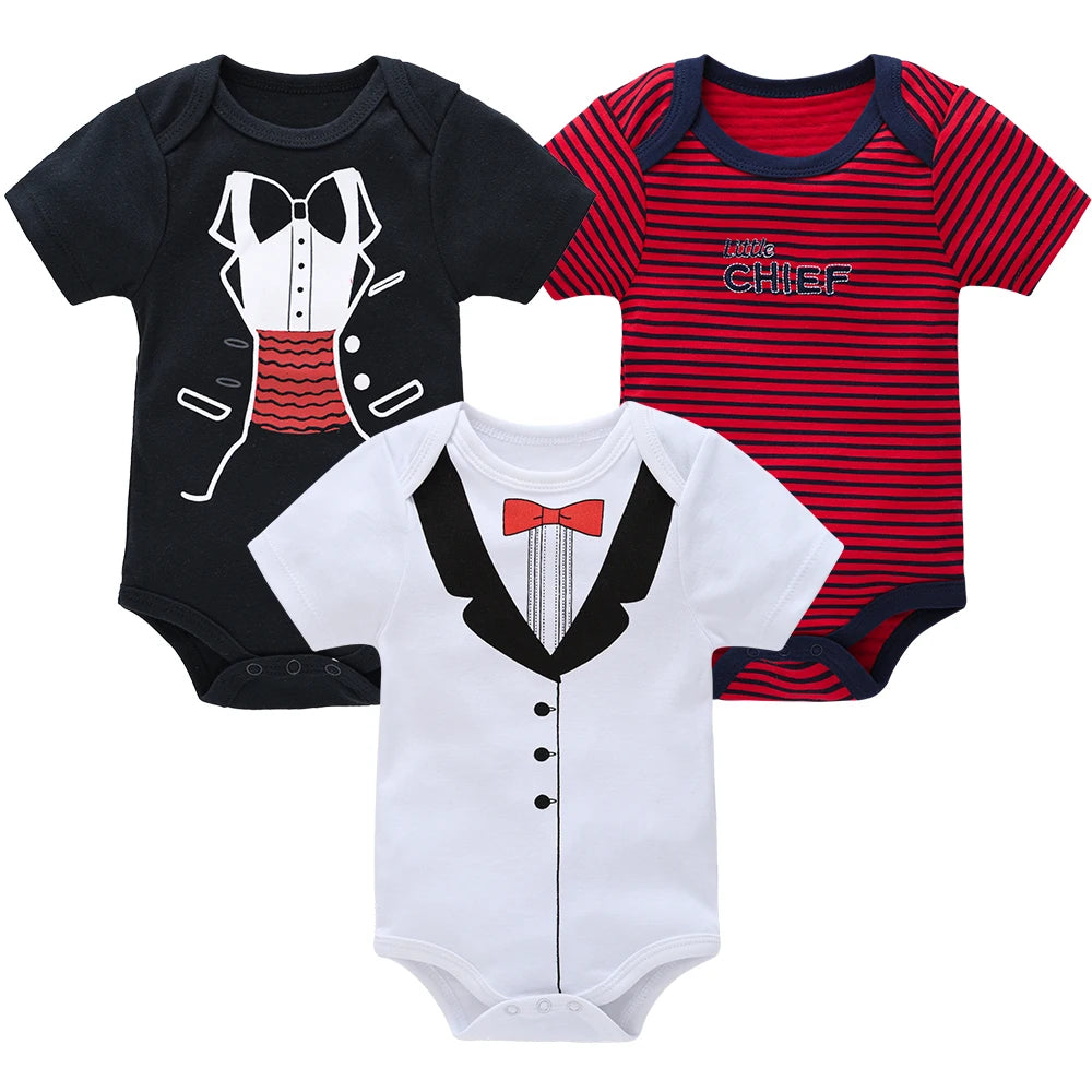 Tenue Bébé Garçon – Body + Pantalon Été