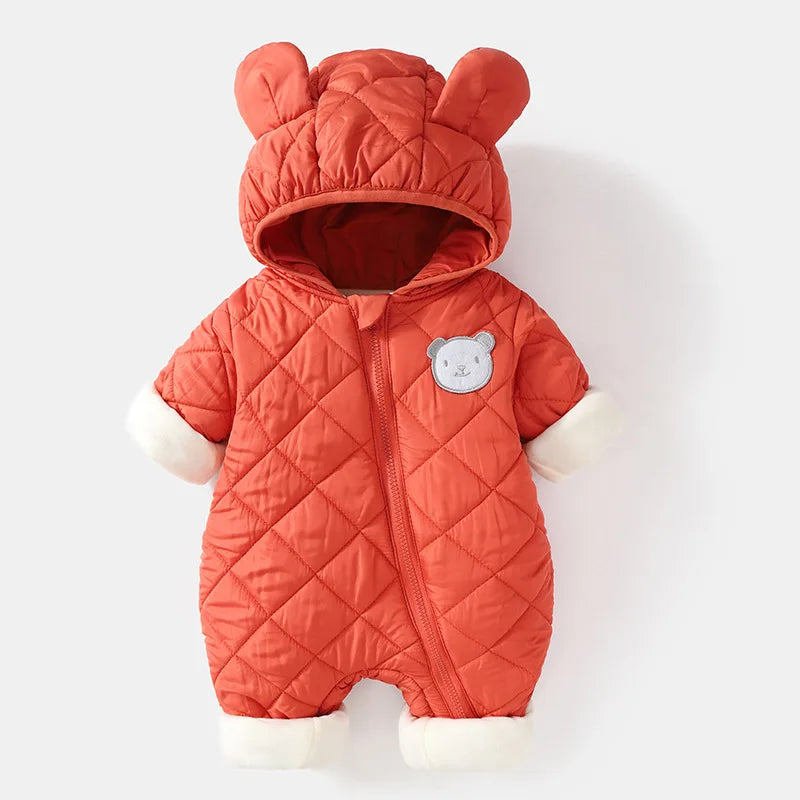 Combinaison Hiver Bébé – Capuche Ours