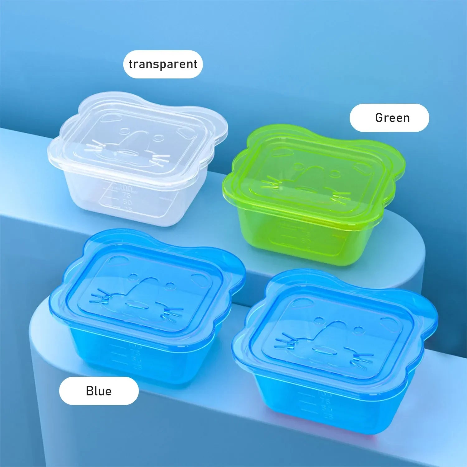 Three-in-one infant formula milk powder storage container  Magnetic key sealed fresh and multi-capacity