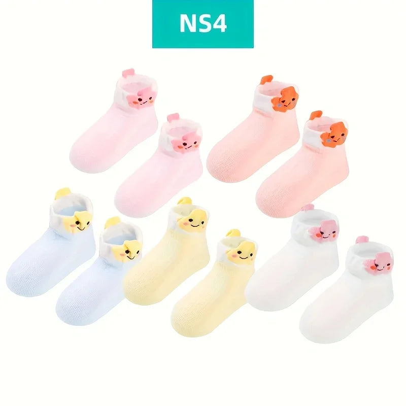 Chaussettes Bébé – Anti-glisse Courtes