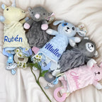 Personalized Security Blanket for Girls and Boys Newborn Gifts Embroidered Baby Blanket Baby Shower Gifts 1st Birthday Gift