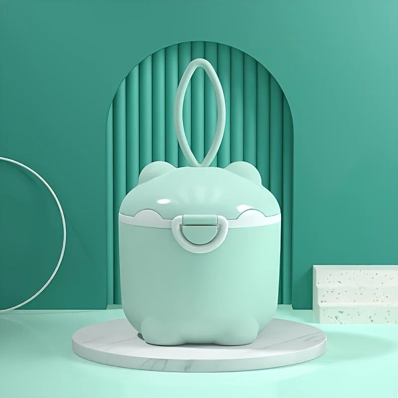 1pc Portable Four-Layer Milk Powder Box, Milk Powder Container, Food Storage Snack Rotating Box