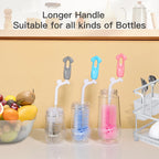 3 in 1 Set SAIDAH 360° Nylon Rotating Feeding Milk Bottle Brush Set