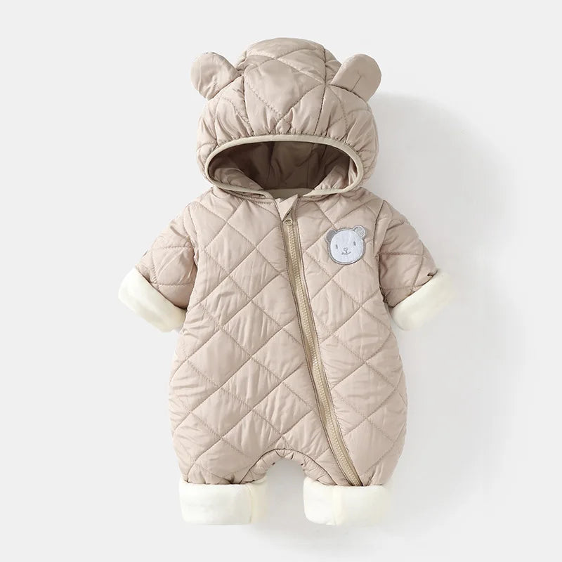Combinaison Hiver Bébé – Capuche Ours