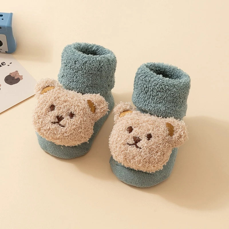 Chaussettes Bébé – Ours Coton Doux