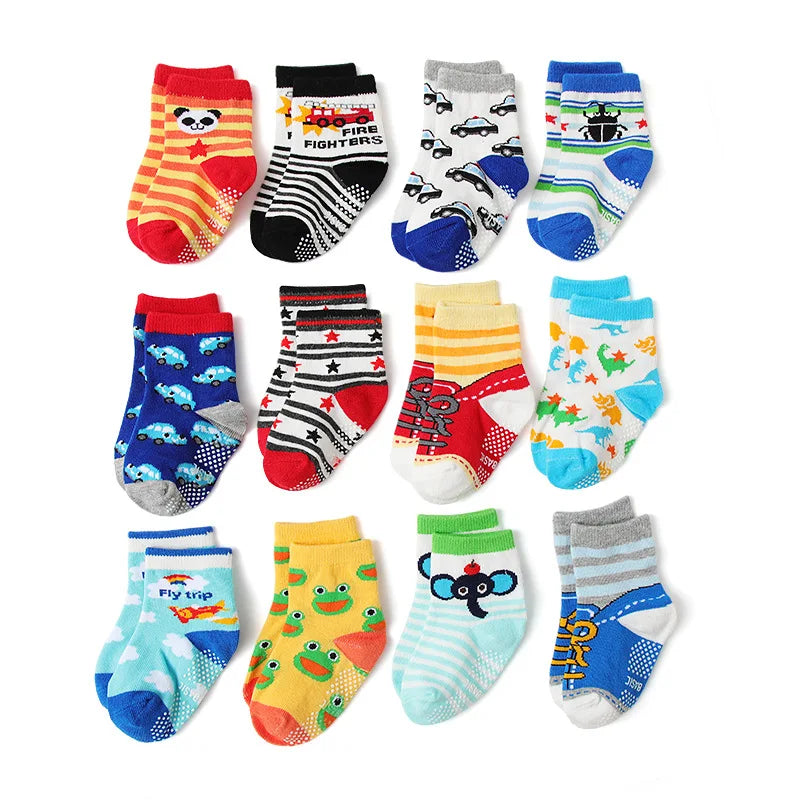 Chaussettes Bébé – Lot Économique 12 pcs