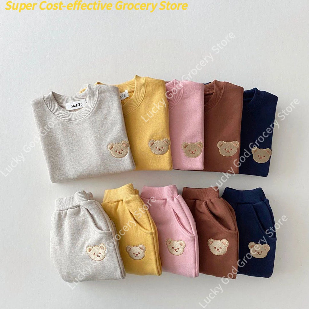 Ensemble Bébé Velours – Capuche & Pantalon
