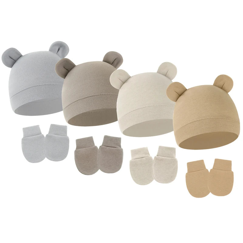 Coffret Bébé – Bonnet & Gants Naissance