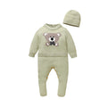 Playsuit Bébé + Bonnet – Hiver Douillet