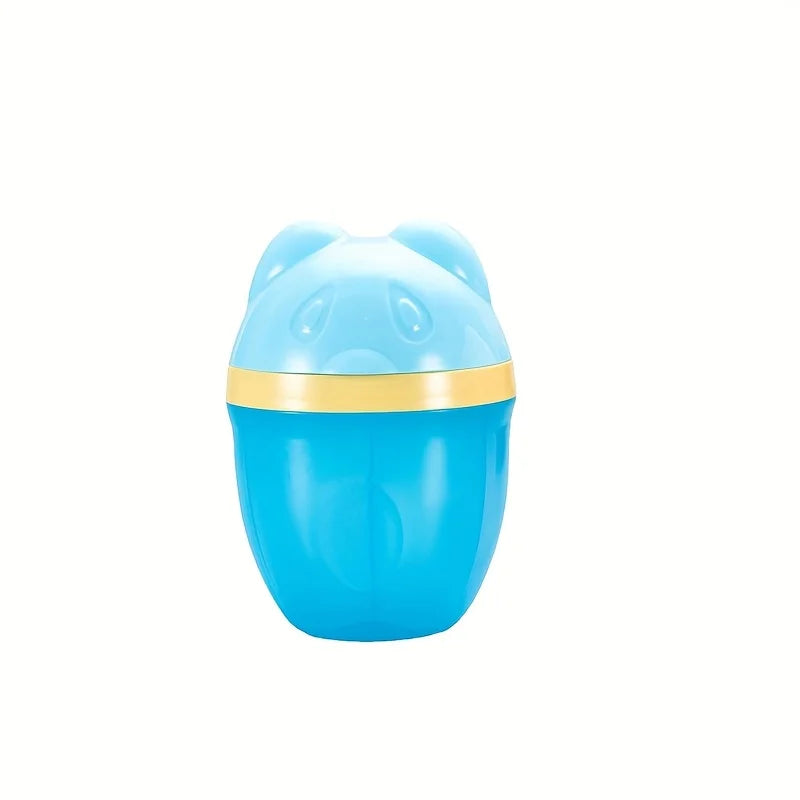 3-Compartment Portable Baby Food Storage Box, Essential Grain Storage for Babies, Travel Cartoon Mini Portable Snack Dispenser