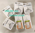 Baby Bottles 2 Pack BPA free Feeding bottle children kids Silicone Baby Bottle Green/Pink 5 oz and 8 oz