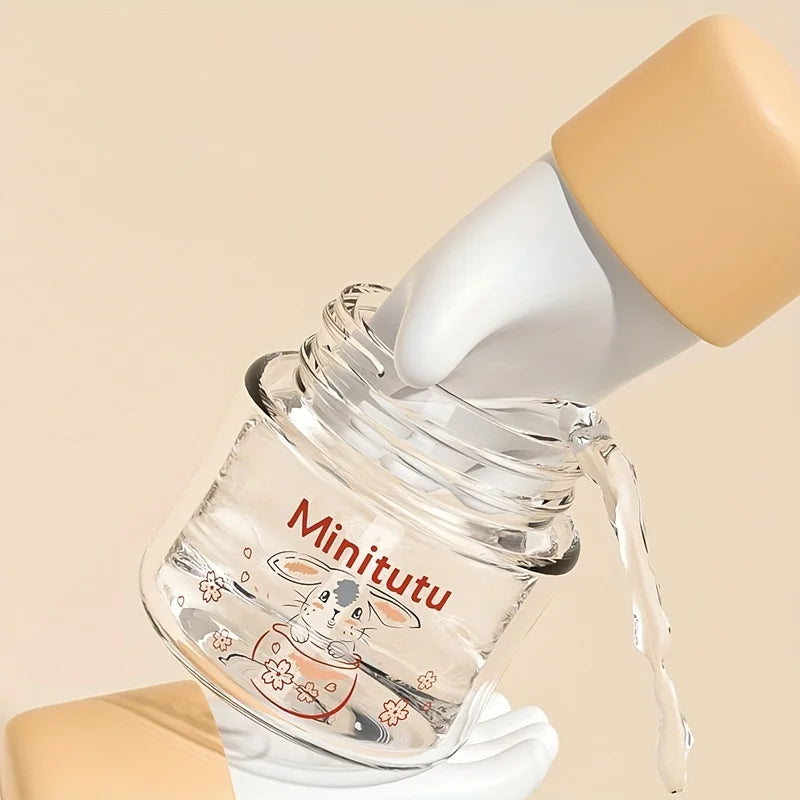 Newborn Feeding Bottle Glass Bottle for Baby Infants Toddlers Water Formula Breast Milk Supplement