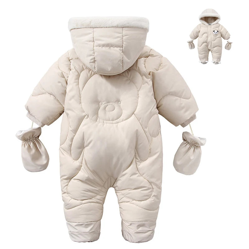 Snowsuit Bébé – Capuche Ours Douillet