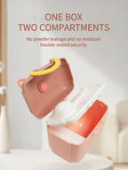 1 Pc Portable Baby Powdered Milk Box, Leak-Proof Powdered Milk Container for Newborns