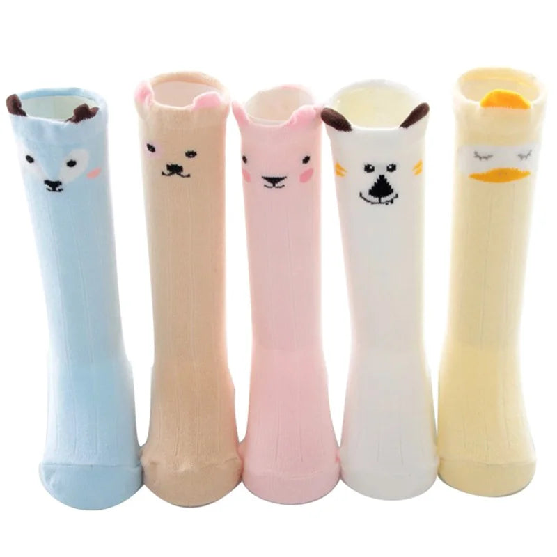 Lot 3 Chaussettes Bébé – Hautes Cartoon