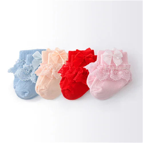 Chaussettes Bébé – Dentelle Princesse