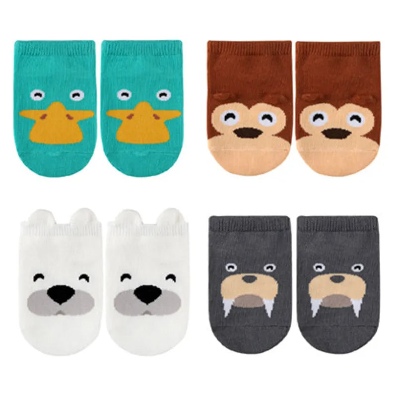Chaussettes Bébé – Lot 4 pcs Quotidien