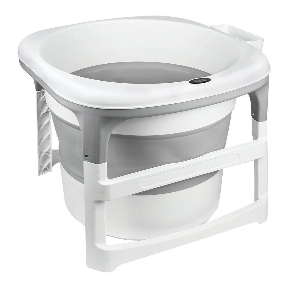 Large bathtub for newborn, baby, child, adult, shower or outdoor-Gray