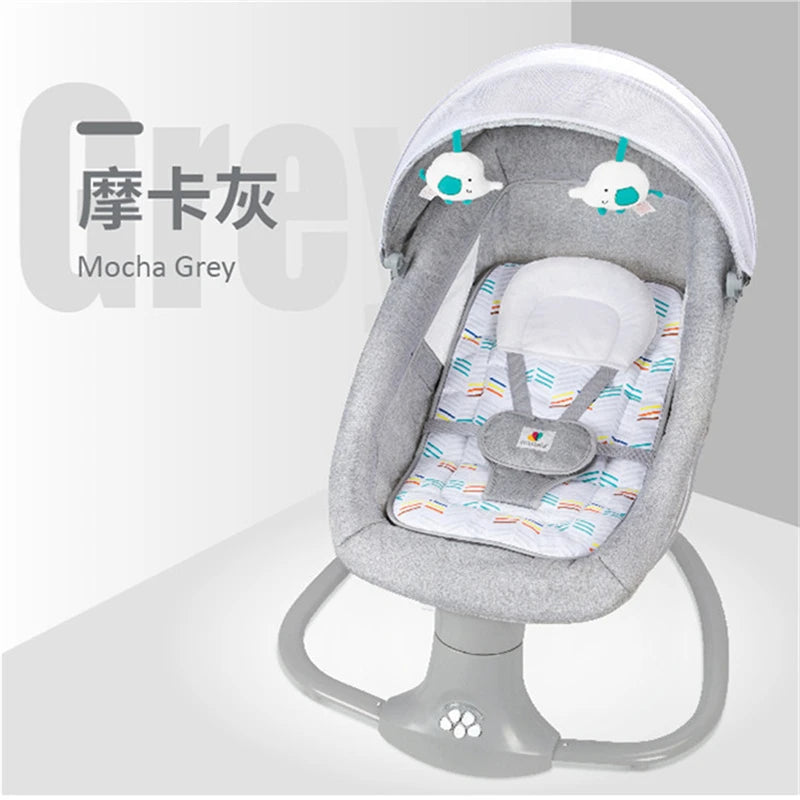 Electric Cradle Baby Cribs Portable Baby Rocker Bassinet with Automatic Swing for Baby Rocking Chair breathable mesh bassinet